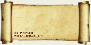 Jakov Čalić vizit kartica